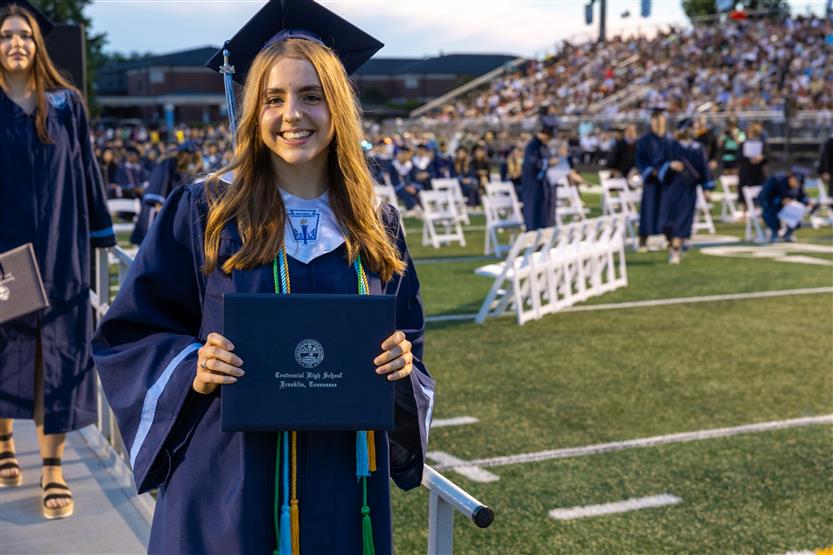 Students celebrate graduating